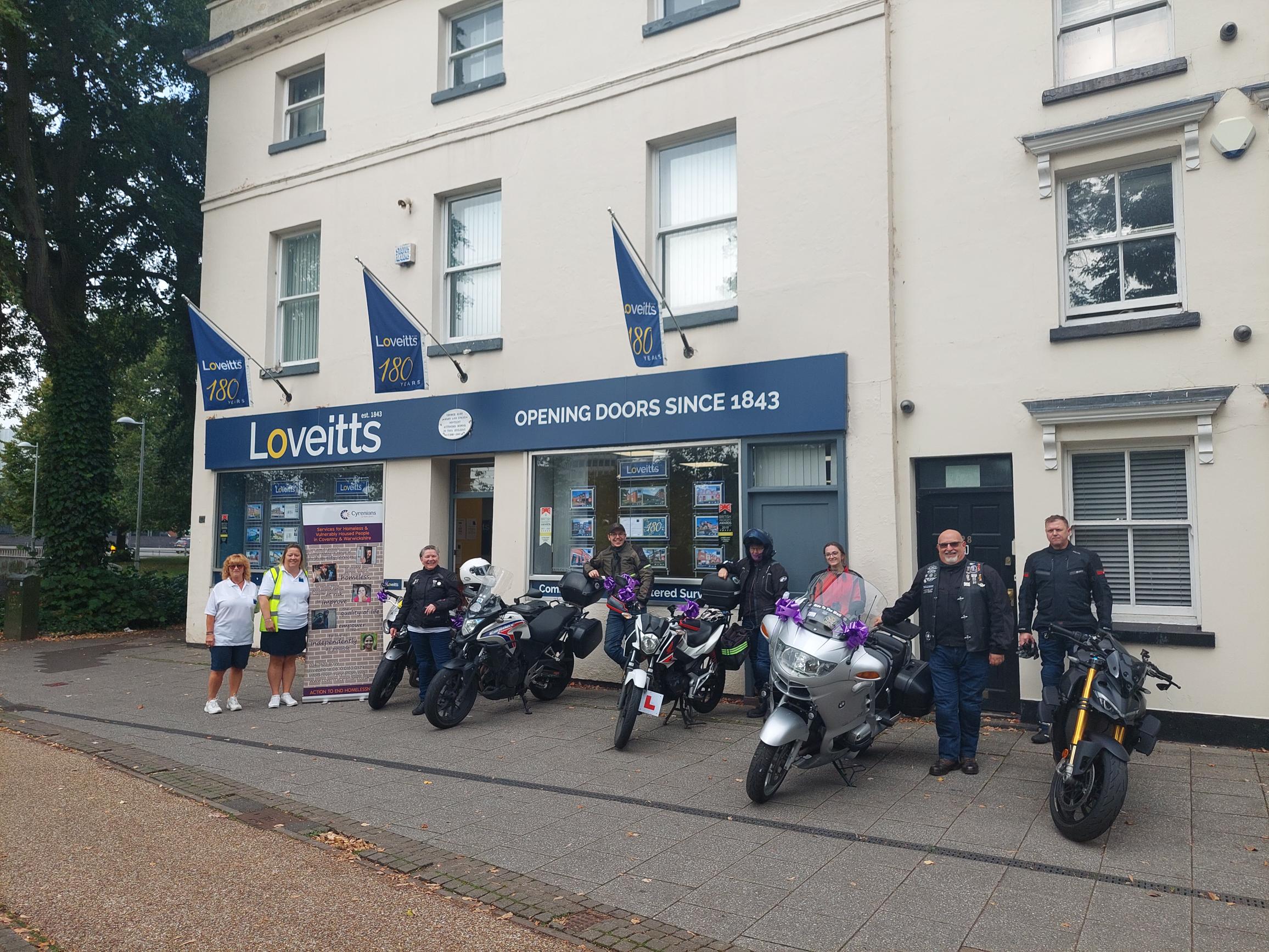 Loveitts Estate Agents Charity Bike Ride September 2023