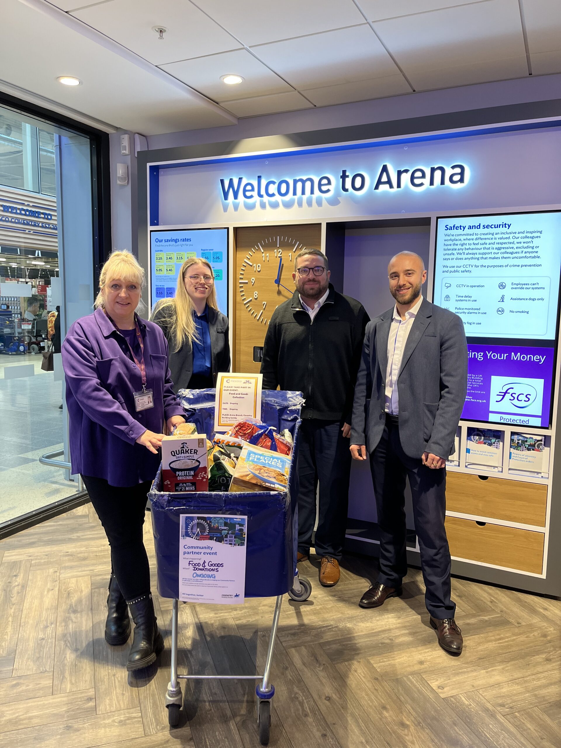 Coventry Building Society Arena fundraising